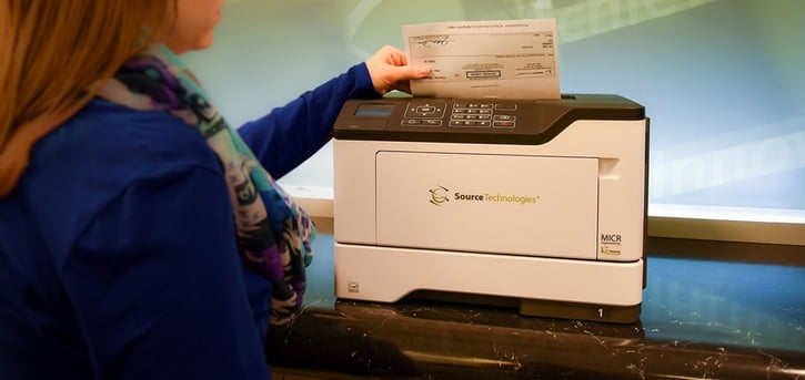 Print Temporary Checks with the Personal Teller Machine